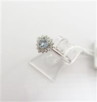 Anneau Lucciole Gioielli Femme in Or blanc Topazio ANAIR/1T - ANAIR/1T